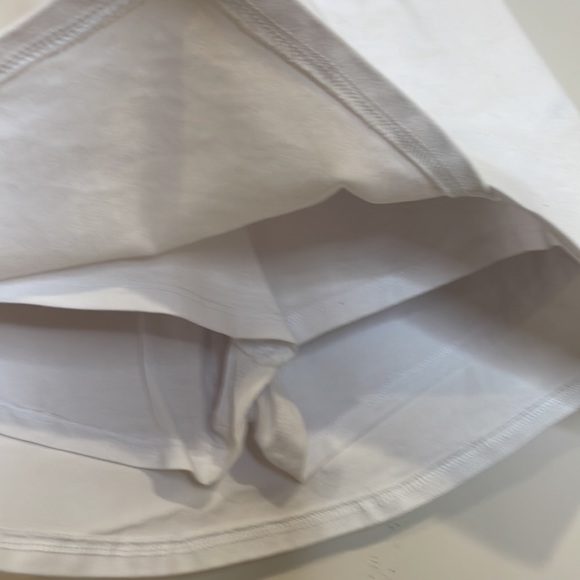 White skirt with shorts built in - Picture 3 of 4